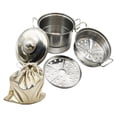 thumbnail image 3 of Cocina de simulación CUTICAT olla de juguete utensilios de cocina Acero inoxidable, 3 of 8