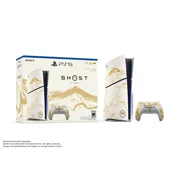 Sony PlayStation_5 Disc Ghost of Yotei Gold Limited Edition Slim Console - Next-Gen 4K Gaming, Ultra HD Blu-ray, 1TB SSD Storage, Lightweight & Compact Design, Backward Compatible