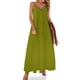 thumbnail image 1 of Vestido sin mangas de color liso verde oliva liso vestido de noche mujer vestidos de verano para mujer 2024, 1 of 7