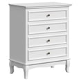 thumbnail image 1 of RoyalCraft Commode en Bois Grand Commode Tiroirs Organisateur de Rangement pour Chambre, Blanc, 1 of 8