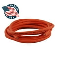 thumbnail image 2 of WeldingCity 10-ft 1-AWG USA-made Heavy Duty Welding Cable (Orange Red) with Stick Electrode Holder Stinger and Dinse-type Twistlock Connector Plug for Welder Whip Lead, 2 of 2