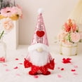 thumbnail image 4 of Baywell Valentines Day Gnome Plush - Mr and Mrs Scandinavian Tomte Elf Decorations - Stuffed Plushie Ornaments - Table Gnomes Decor Gifts Presents, 4 of 8