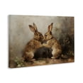 thumbnail image 3 of Stupell Industries Traditional Bunny Boxing Duo Canvas Art, 24 x 16, by Petals Prints Design, 3 of 8