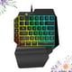 thumbnail image 2 of EeaseMX Teclado mecánico K15 para una sola mano, para zurdos, con sensación de mano, para juegos, para teléfono doméstico, color negro, 2 of 7