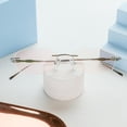 thumbnail image 5 of LifeArt Pure Titanium Frame Glasses/Blue Light Blocking Reading Glasses, Reduce Eyestrain, Stylish for Men and Women(Silver,+2.50 Magnification), 5 of 5