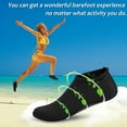 thumbnail image 4 of Beach Shoes,Water Shoes,Women's Men's Outdoor Beach Swimming Aqua Socks Quick-Dry Barefoot Shoes Surfing Yoga Pool Exercise,Black,M, 4 of 9