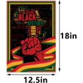 thumbnail image 2 of Bandera de jardín de lino personalizada para el Mes de la Historia Negra, de 12,5 x 18 pulgadas, de doble cara, para el hogar., 2 of 7