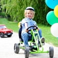 thumbnail image 3 of hauck Ergonomic Pedal Ride On Go Kart Toys for Boys and Girls Ages 4 to 8, Green, 3 of 9