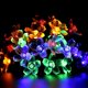 thumbnail image 1 of Cadena de luces solares, 50 LED - Para uso en exteriores, hogar, césped, bodas, patios, fiestas y vacaciones - Multicolor…, 1 of 5