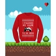 thumbnail image 4 of Tstars Boys Ugly Christmas Sweatshirt, Funny I Paused My Game to Be Here Holiday Gift for Gamers, 4 of 6