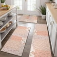 thumbnail image 2 of Pioneer Flower Floral Print Pattern Kitchen Rugs Sets Of 3,Kitchen Runner Rugs Non Skid Washable,Decorative Kitchen Floor Mats for Kitchen,Sink,Laundry,17"x30"+ 17"x47" + 17"x59", 2 of 6