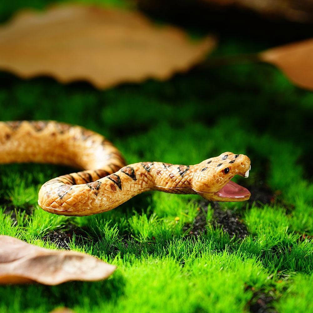 Realistic Rubber Fake Snake Garden Props Halloween Prank Scary Snake Toys S6D3S G8Z3