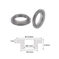 thumbnail image 2 of Uxcell Flanged Sleeve Bearings Plastic Bushings Nylon Bushings, Grey 9.1x11x2.5mm 4Pcs, 2 of 5
