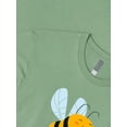 thumbnail image 4 of Hat and Beyond Mens Digital Print Kids Happy Bee Cartoon Premium Cotton Plain Short Sleeve Tee Shirt, 4 of 7