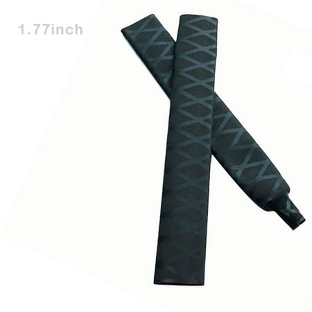 Heat Shrinkable Winding Tube Wrapped with Fishing Handle Cork Rod Handle Suitable for with Anti-slip and Insulating Functions Construction DIY Fishing Rod Handle Cork Black (39.4 x 1.77 )