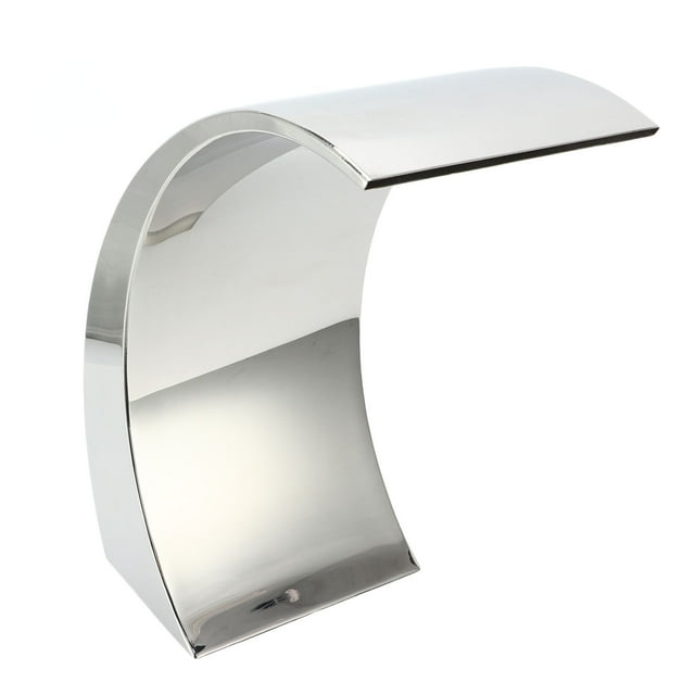 Swimming Pool Waterfall Fountain, Swimming Pool Waterfall Outlet Uniform Water Flowing Sophisticated Polishing Stainless Steel For Playgrounds