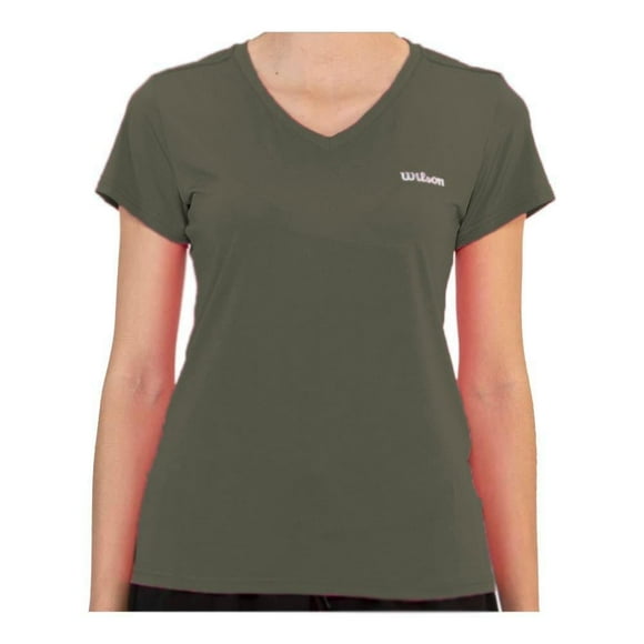 Playera Wilson para Mujer, Deportivo Verde Talla G