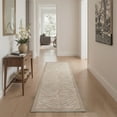 thumbnail image 2 of GENIMO 2'x3' Entryway Rug, Machine Washable Non Slip Low Pile Area Rug for Front Door Kitchen Bathroom, Neutral Animal Print, Warm Beige, 2 of 7