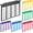 Multicolor, variant on 3 Pack File and Folder Dividers 11 x 6 Inches Hanging Filing Cabinet Dividers Plastic Folder Organizer Insertable File Separators Office Filing Supplies for Organization (Primary Color)