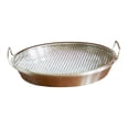 thumbnail image 3 of Cesta para freír al aire, colador , portátil con asas, juego de bandeja de cesta para freír fácil de limpiar, colador de aceite, para hornear en Pequeño 19cm Macarena Cesta de freidora de aire, 3 of 8