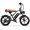 Brown Seat, variant on SUNTIBYE G60 Fat Tire Electric Mountain Bike for Adults 20", 1500W 7-Speed Off-road Ebike, 30MPH & 70Miles, 48V 20Ah UL2849
