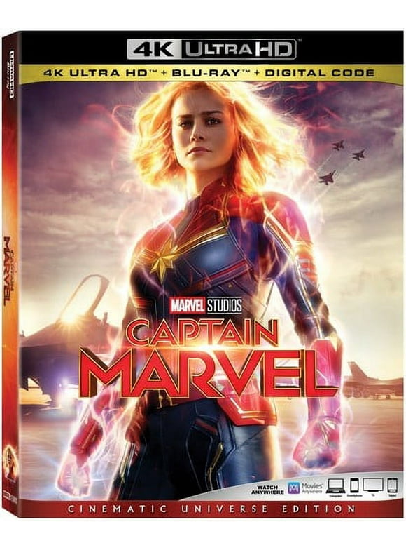 Captain Marvel (4K Ultra HD + Blu-ray), Walt Disney Video, Action & Adventure
