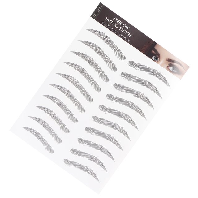Autocollant de Sourcils Autocollant de Transfert de Sourcils Imperméable à l'Eau Autocollant de Sourcils de Maquillage Autocollant de Sourcils Durable Autocollant de Sourcils de Longue Durée Transferts de Sourcils Autocollant Domestique Portable Femmes