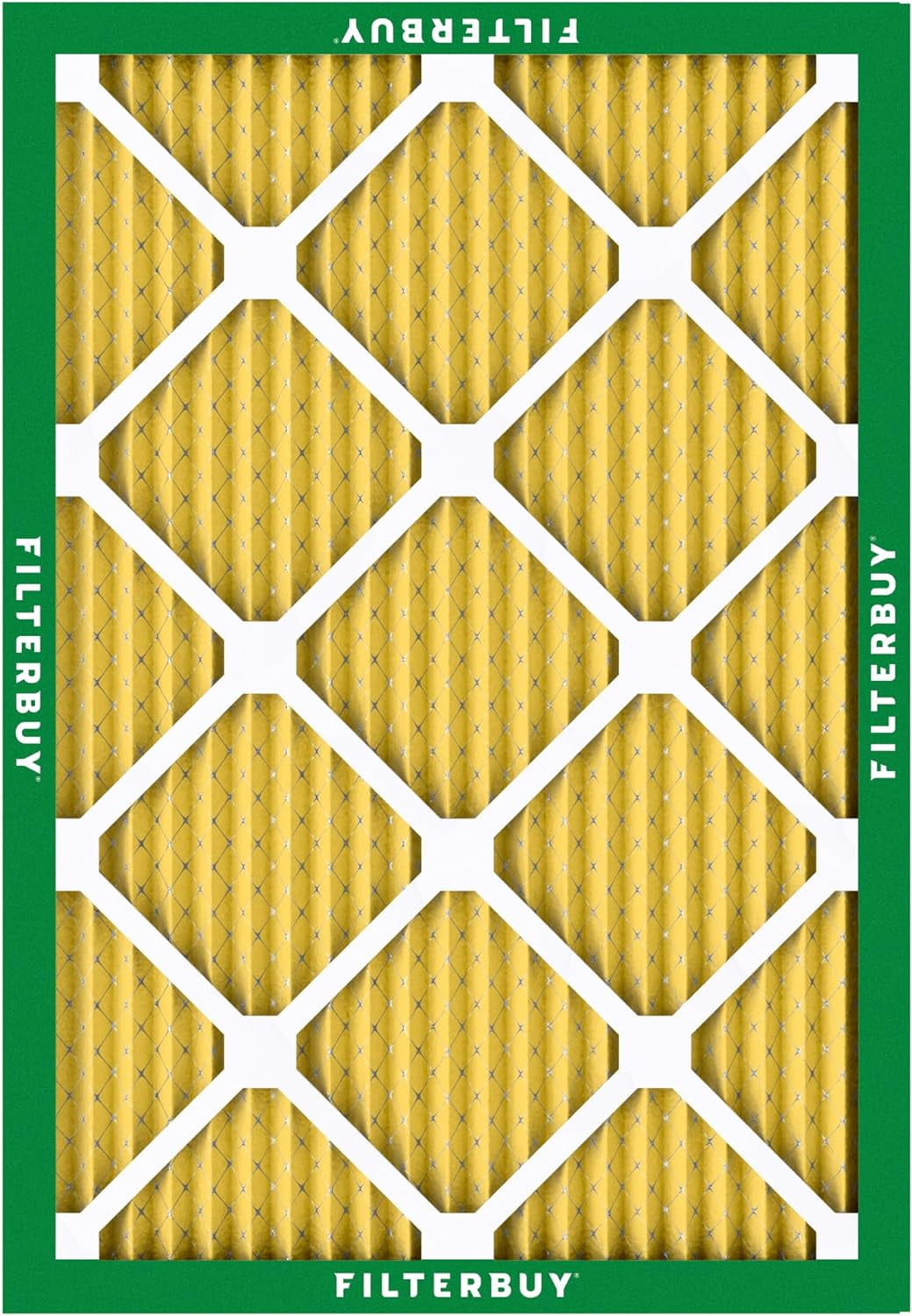 Filterbuy 20x22x1 Air Filter MERV 11 Allergy Defense, Pleated HVAC AC Furnace Filter Replacement, 6-Pack