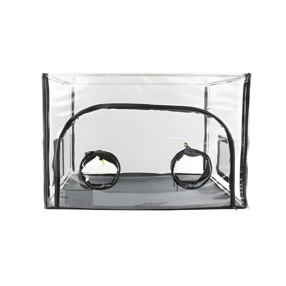 Easyly Monitoring Mushroom Cultivation Tent Allowing Visual Access to Growth Progress and Stage