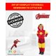thumbnail image 4 of Mono de cosplay con cremallera de Marvel Iron Man para bebés y niños de 12 a 18 m, 4 of 6