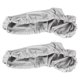 thumbnail image 1 of Fundas protectoras elásticas para manijas de sillas, a prueba de polvo, protectores de tela para manijas (gris), 2 uds., 1 of 7