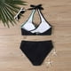 thumbnail image 4 of MKLEKYY Trajes De Baño Mujer Curvy Women'S Print High Waisted Tankini Two Tankini Set Swimsuit, 4 of 5