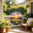 thumbnail image 4 of CookMate 20cm Acrylic Suncatcher Puzzle,Colorful Flower Field Jigsaw Window Hanging,Vibrant Stained Glass Decor for Home Garden Gift for Mom, 4 of 6