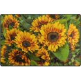 thumbnail image 3 of GZHJMY Sunflower Non Slip Area Rug for Living Dinning Room Bedroom Kitchen, 1.7 ' x 2.6'(20 x 31 Inches / 50 x 80 cm), Sunflower Nursery Rug Floor Carpet Yoga Mat, 3 of 6