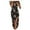Black, variant on IROINNID Wedding Guest Dresses for Women Evening Night Formal Fall Dress Off Shoulder Floral Printed High Slit Waist Ruched Bodycon Sheath Dress,Green