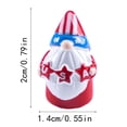 thumbnail image 7 of 10-Pack Independence Day Gnome Figurines, 250th Anniversary Patriotic Miniature Dwarf Ornaments for Desktop Display and Holiday Decor,July 4th Decorations, 7 of 7