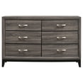 thumbnail image 3 of Watson 6-drawer Dresser Grey Oak, 3 of 12