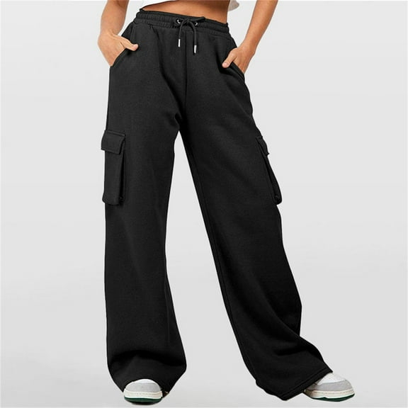 YLHFASHION Fun Pants for Women Trendy Womens Elastic High Waisted Palazzo Pants Casual Wide Leg Lo Trouser Shorts for Women(Xxxl)