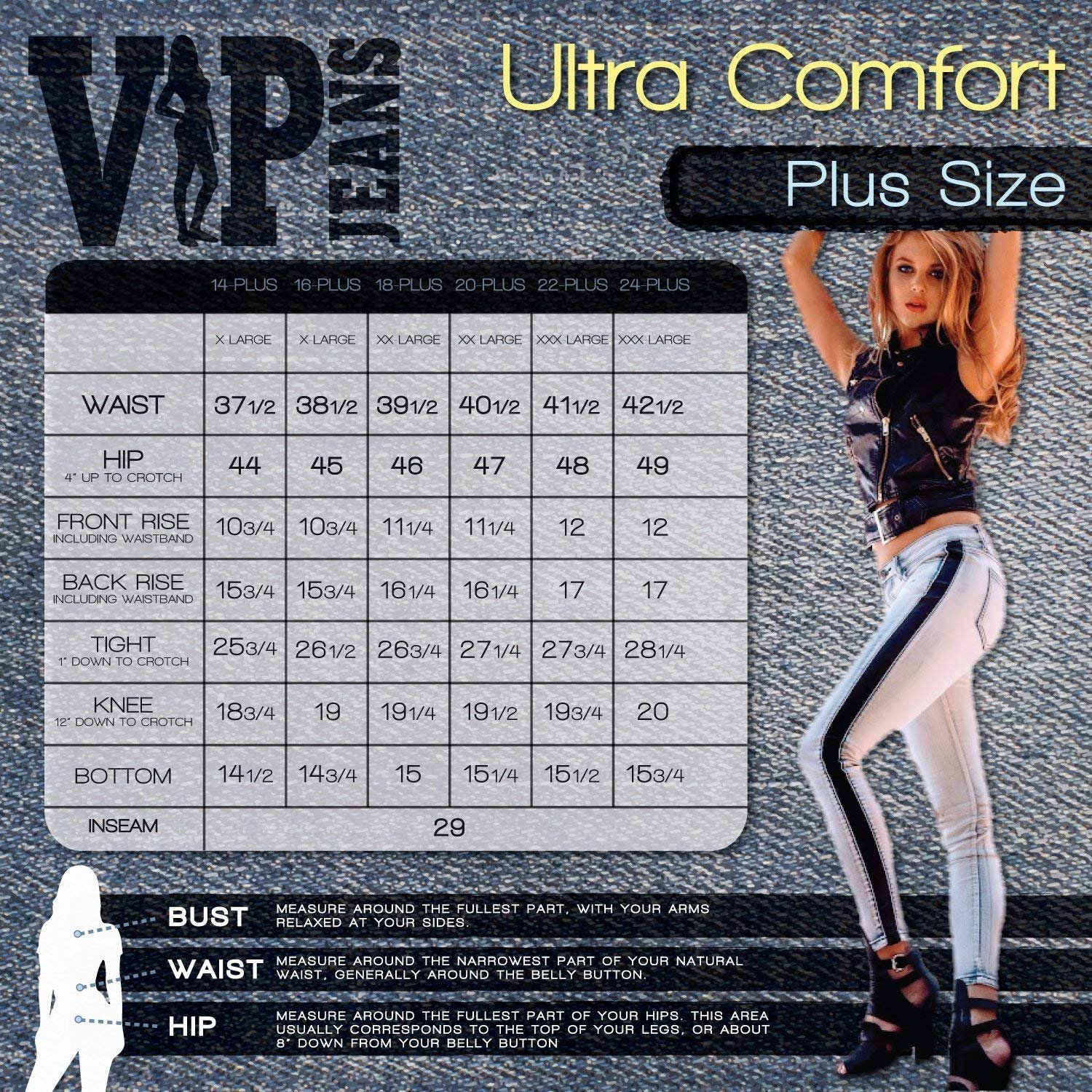 VIP JEANS VIP JEANS Skinny Sleeveless Bodycon Denim Jumpsuit Full Body Grey Camo Juniors Size Plus Size 18W - image 4 of 5