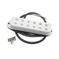 thumbnail image 2 of Yinanstore Accessoire de Ramassage de Guitare Bobine Simple Double Rails Pièce de Remplacement pour Performance en Direct Blanc, 2 of 8