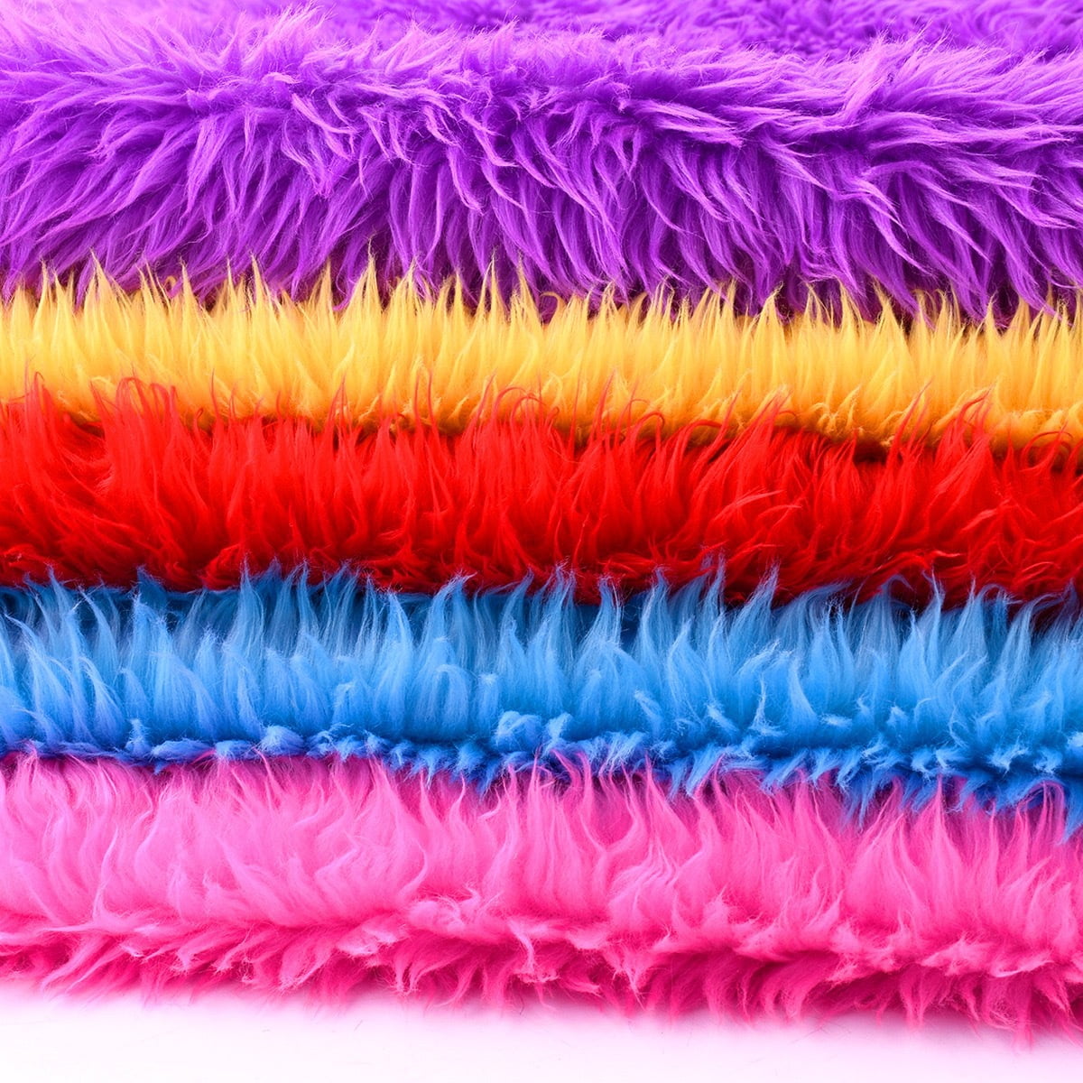 XmhyTop-A Faux Fur Fabric 1 Piece 90*160cm Plush Costume Fabric Soft Polyester Upholstery Home Decor Fabric, Shaggy Fluffy Fabric for Crafts, Sewing DIY Projects,F16