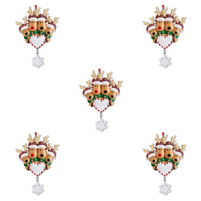 Injueey Pequeño adorno colgante de árbol de Navidad, juguete colgante de Navidad, ventana exterior, vacaciones, decoración única, regalo Type2 NO2