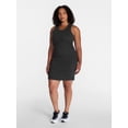 thumbnail image 2 of Avia Women's Ruched Ribbed Dress, Sizes XS-XXXL, 2 of 6