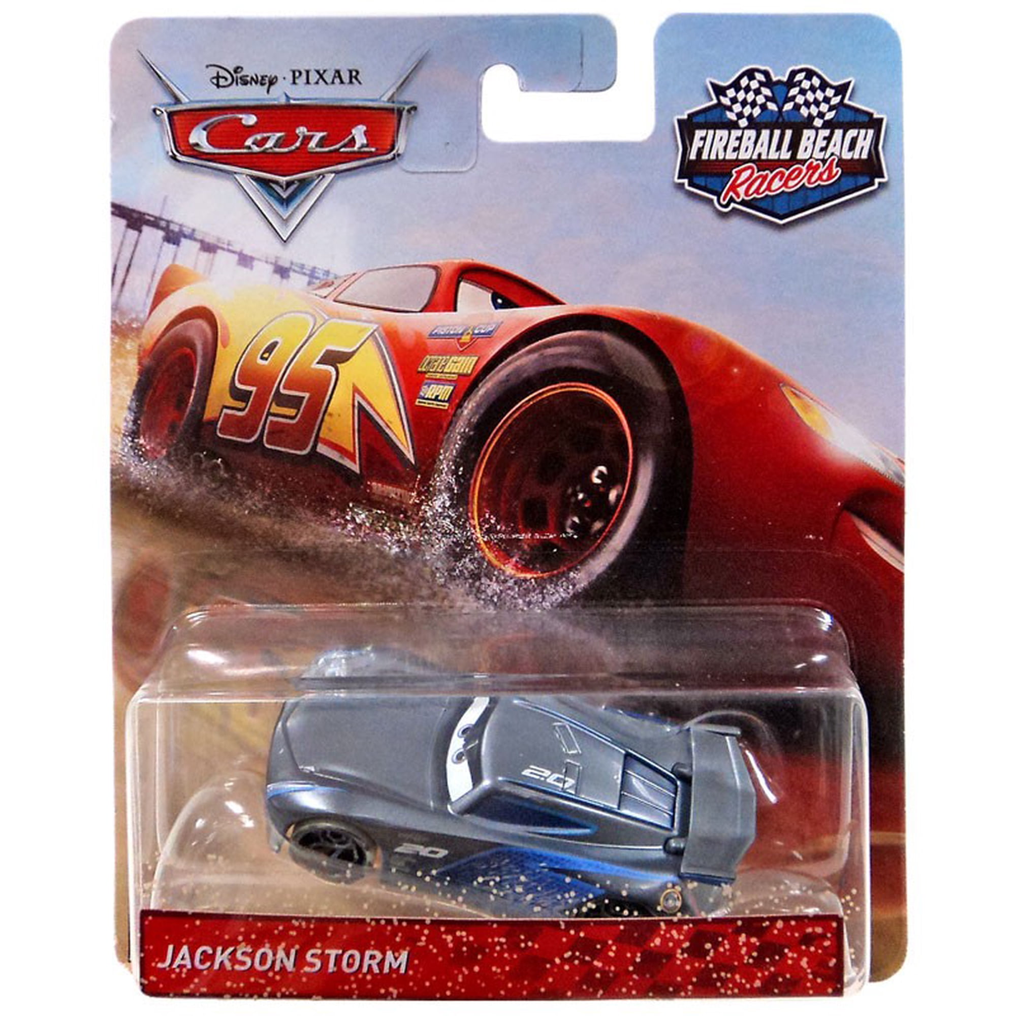 Disney Cars Fireball Beach Racers Jackson Storm Diecast Car