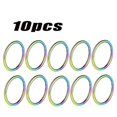 thumbnail image 5 of 10pcs/lot G23 Titanium Hinged Segment Septum Clicker Nose Rings Nipple Clicker Ear Cartilage Tragus Lip Piercing Fashion Jewelry, 5 of 5