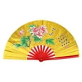 thumbnail image 2 of Tebru Tai Chi Martial Arts Kung Fu Bamboo Silk Fan Right Hand Wushu Dance Pratice Training, Chinese Fan, 2 of 7