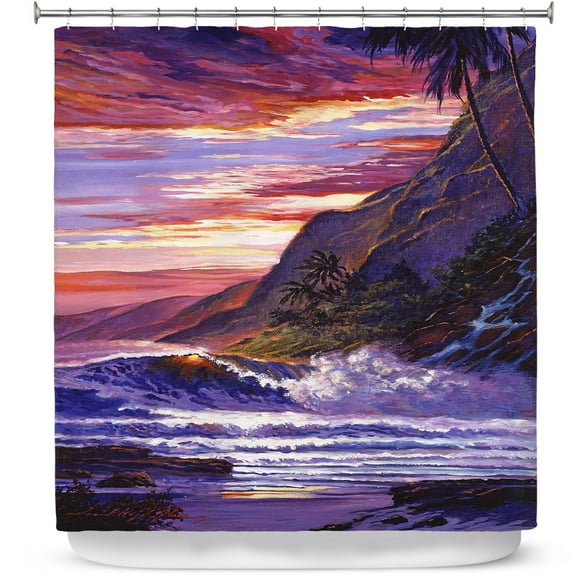 Shower Curtains 70" x 73" from DiaNoche Designs by David Lloyd Glover - Paradise Beach