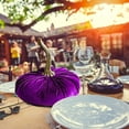 thumbnail image 1 of Handmade Velvet Pumpkins Decor Super Soft Stuffed Pumpkin With Exquisite, 1 of 2