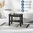 thumbnail image 2 of AKDSteel Tabouret de Douche Imperméable de 20,6 Pouces, Banc de Bain en HDPE Robuste avec Tablette de Rangement, Supporte jusqu'à 400 Lb, 2 of 7