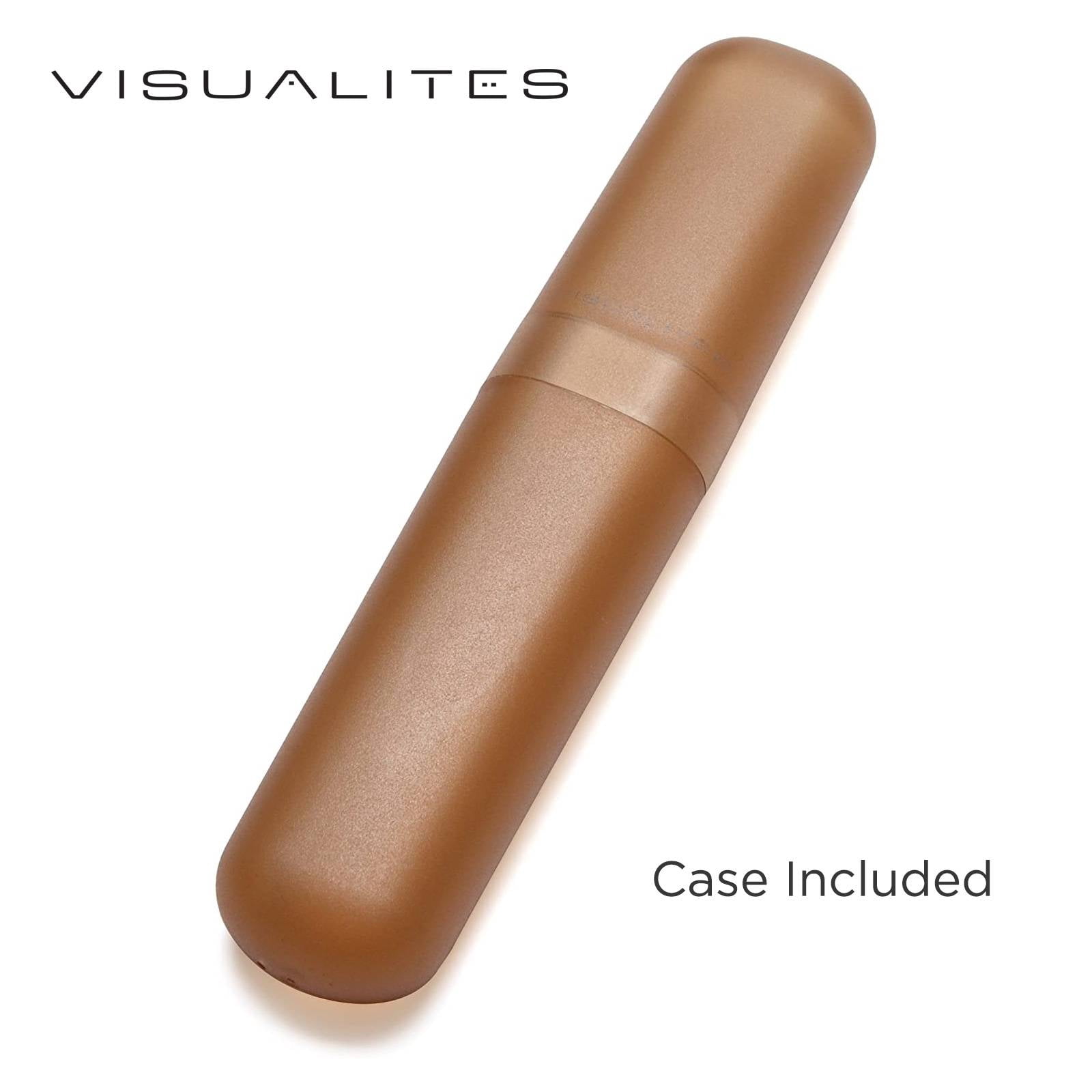 Visualites 1 Khaki 1.00 Power Lightweight Rimless Rectangle Reading Glasses For Men and Woman